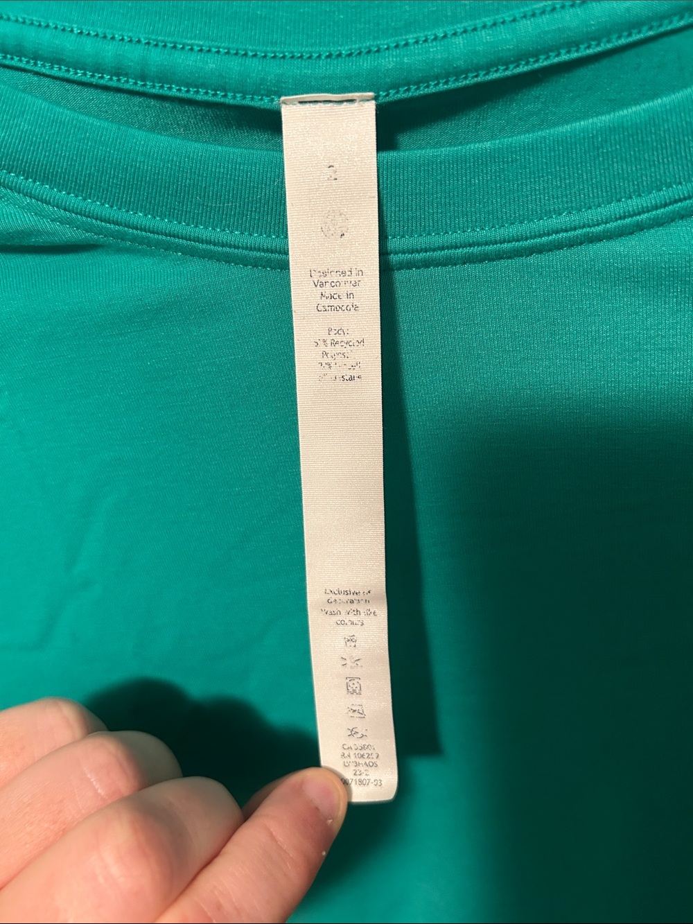 Lululemon relaxed fit running t-shirt in Kelly green - Picture 2 of 9
